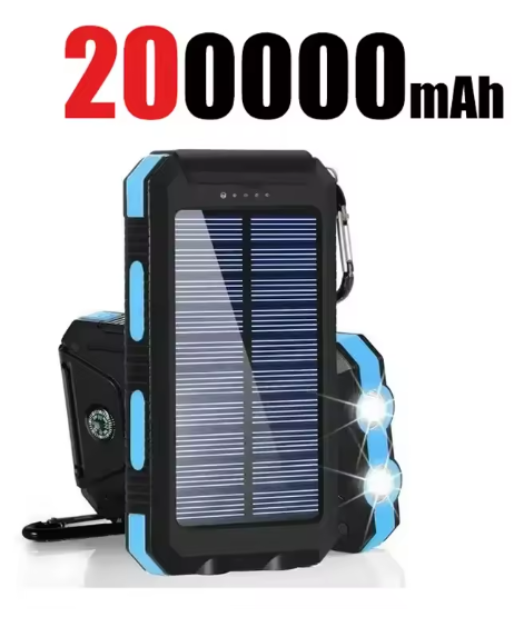200000mAh Solar Power Bank Portable