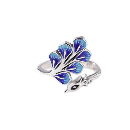 Wedding Ring Peacock Open Ring Engagement Ring Open For Engagement Gift For Women Wedding