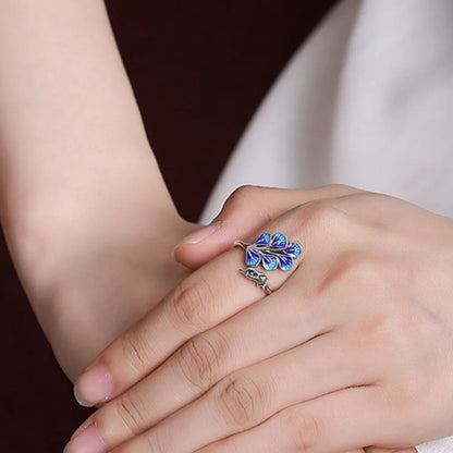 Wedding Ring Peacock Open Ring Engagement Ring Open For Engagement Gift For Women Wedding