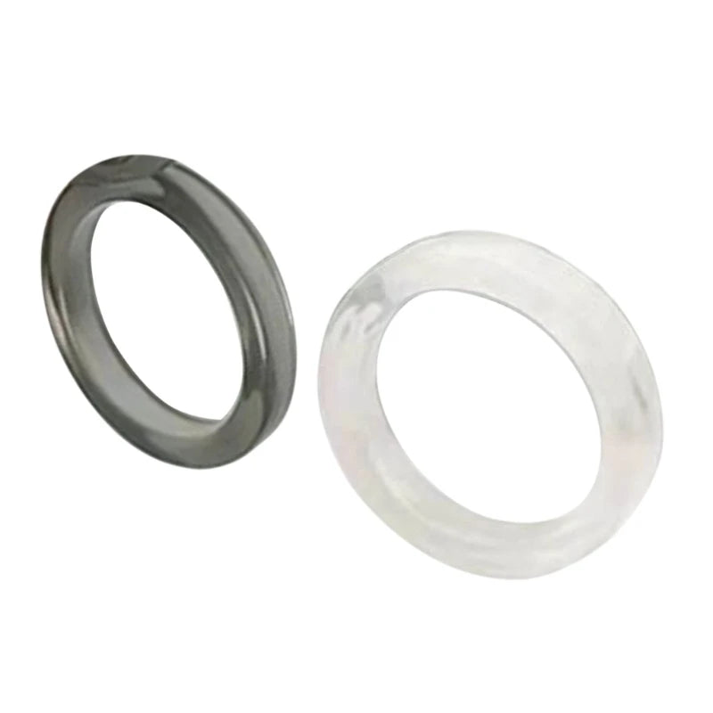 2Pcs Resin Rings Tiny Aesthetic Ring Women Teen Girl Stackable Ring Statement Jewelry Ornament Ring Gift Dropshipping