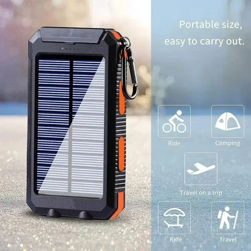 200000mAh Solar Power Bank Portable