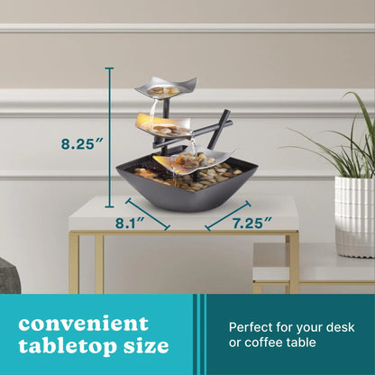 Lotus Leaf Tabletop Fountain – Bring Peace Home™