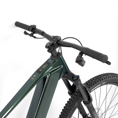 48V 720W Wheeltop Wireless 12 Speed Carbon Electric Mountain Bike 29 27.5 Inch Rear Suspension ROCKSHOX Downhill Ebike