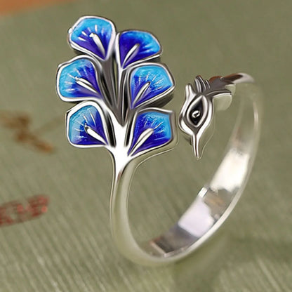 Wedding Ring Peacock Open Ring Engagement Ring Open For Engagement Gift For Women Wedding