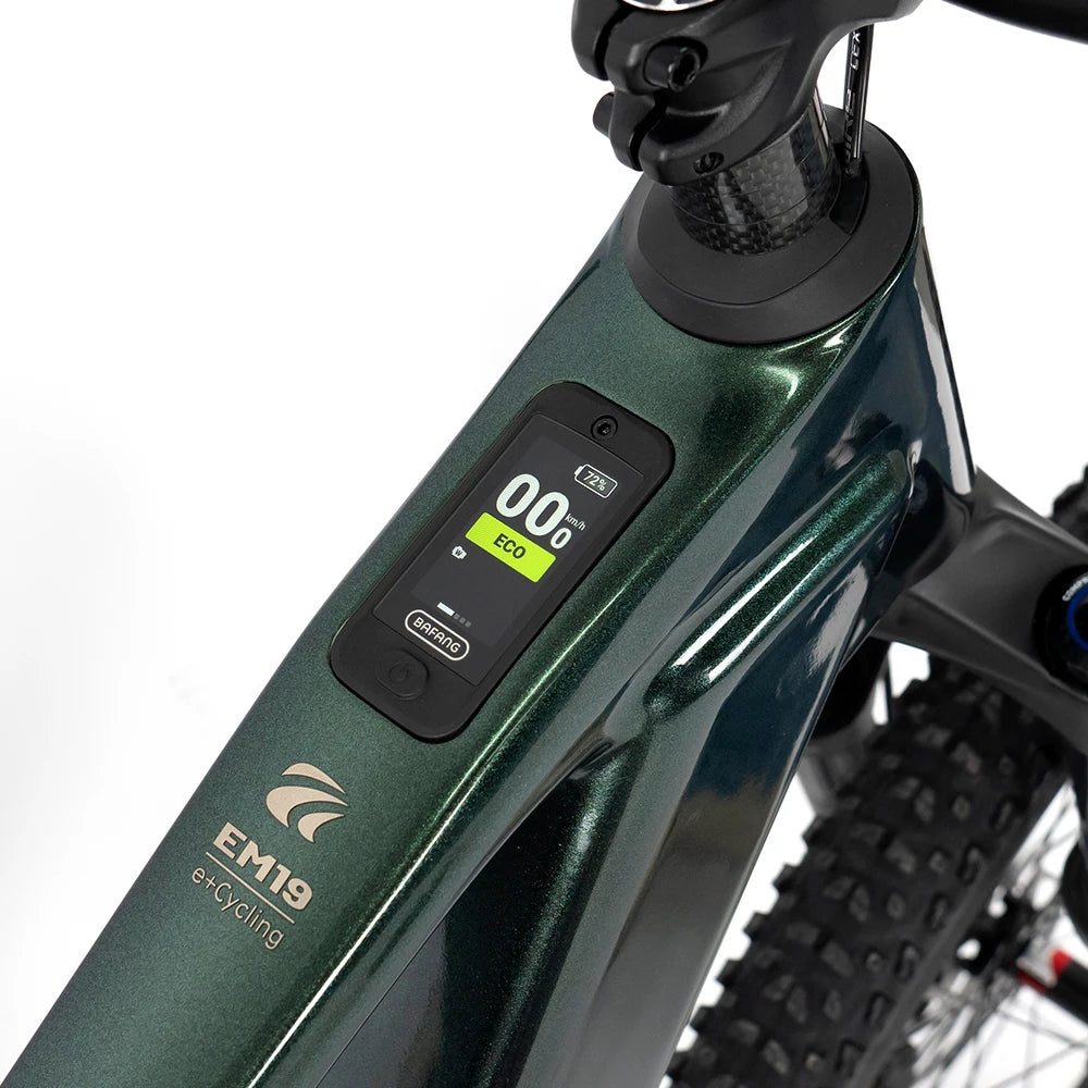 48V 720W Wheeltop Wireless 12 Speed Carbon Electric Mountain Bike 29 27.5 Inch Rear Suspension ROCKSHOX Downhill Ebike