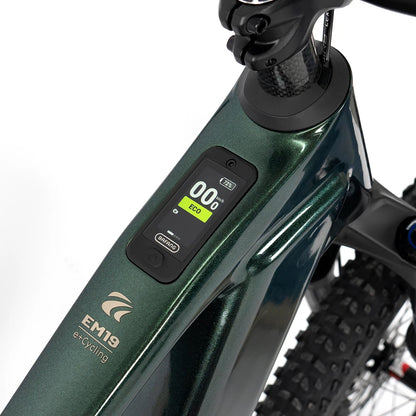 48V 720W Wheeltop Wireless 12 Speed Carbon Electric Mountain Bike 29 27.5 Inch Rear Suspension ROCKSHOX Downhill Ebike