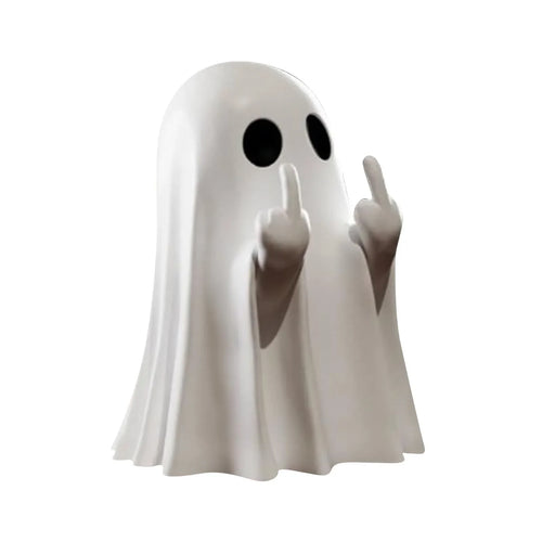 2024 New Halloween Middle Finger Love Ghost Ornaments Halloween Decoration Halloween Ornaments 1