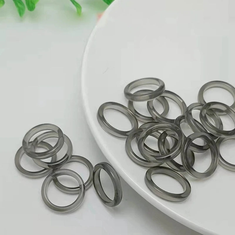 2Pcs Resin Rings Tiny Aesthetic Ring Women Teen Girl Stackable Ring Statement Jewelry Ornament Ring Gift Dropshipping